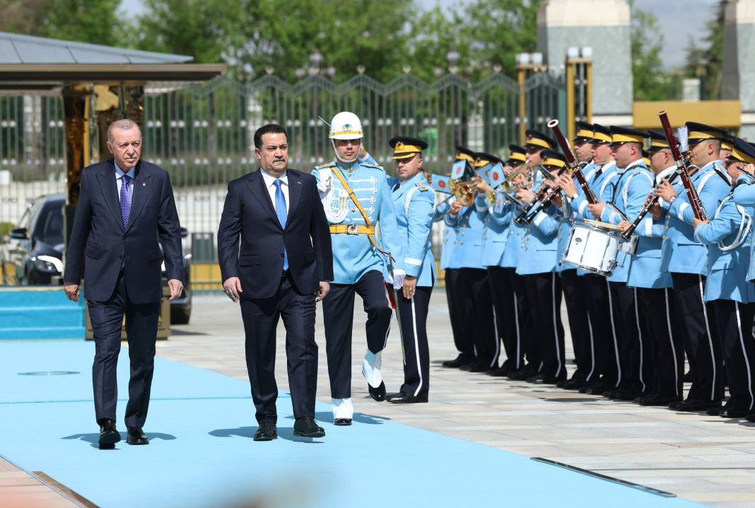 Irak Başbakanı Ankara’da! Külliye’de resmi tören: Sudani’den güç birliği mesajı... - Resim: 33